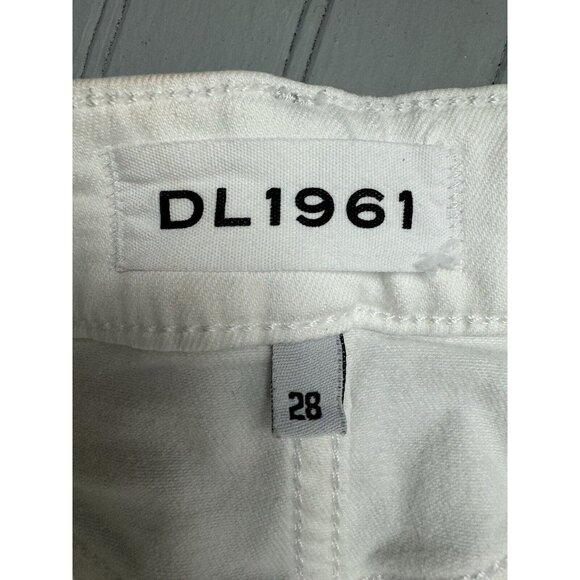 DL1961 Size 28 Womens Jeans Instasculpt Ankle Skinny Newport White Distr… - Picture 2 of 6